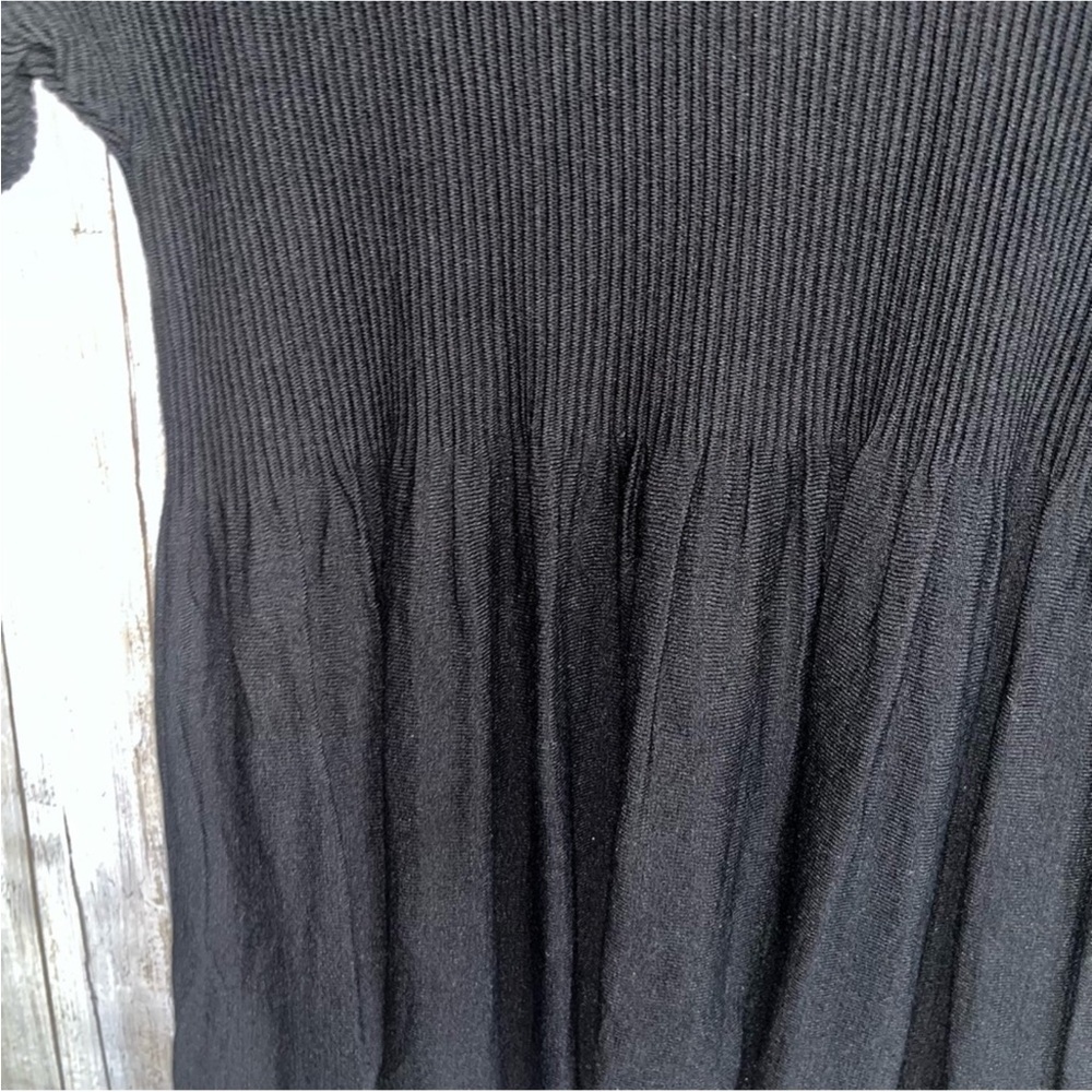 Loft Black Knit Ribbed Peplum - Picture 2 of 5